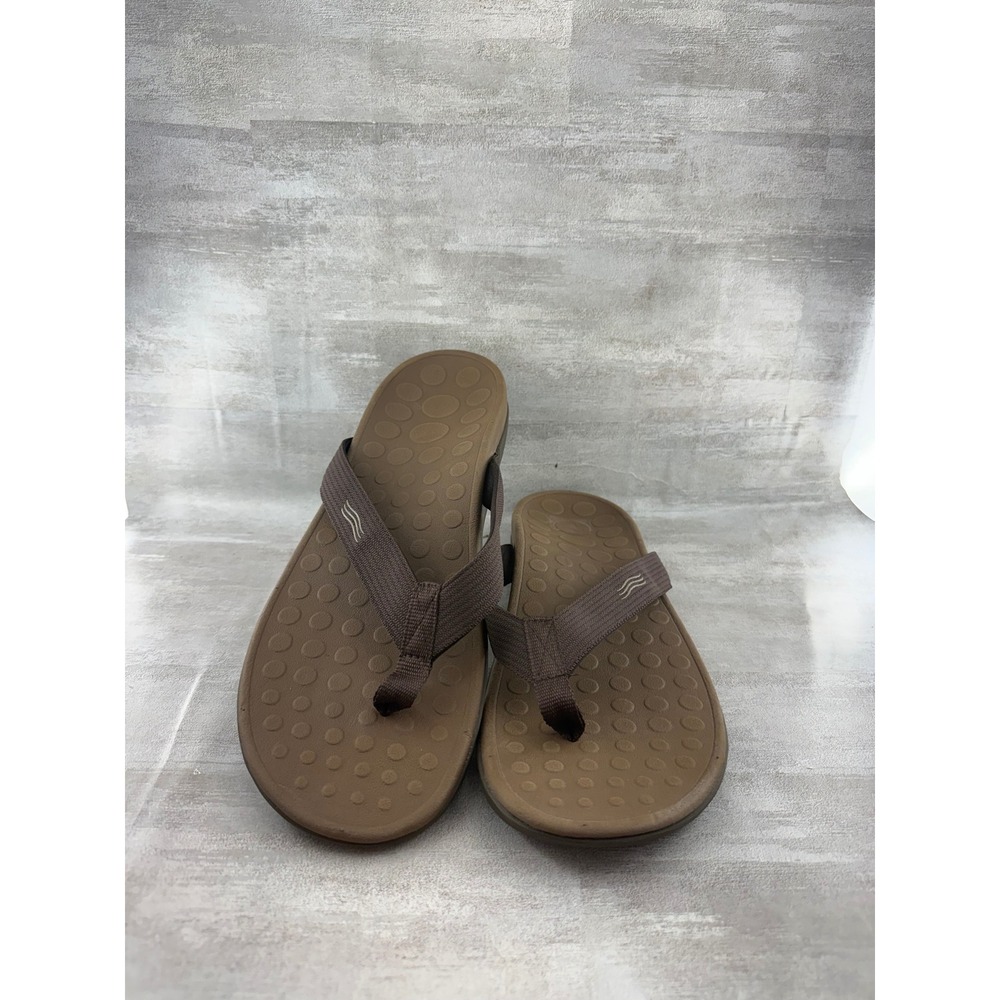 Orthaheel Wave II Brown Orthopedic Flip Flop Sandals Men Sz 13 JA13SK